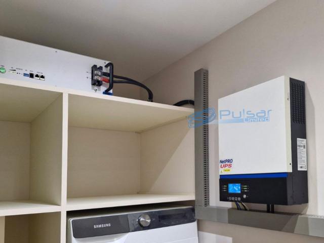 Система резервного живлення для будинку, Львів. Інвертор Voltronic Axpert VM III 5000-48 (5кВА, 48В). АКБ V-TAC LiFePO4 51,2V 100Аh 5.12kWh ×1 шт.